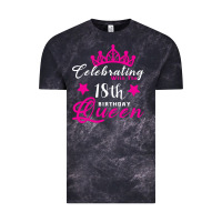 Cloud Black Celebrating With the 18th Birthday Queen Vintage Tee - Bettercallsaul