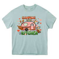 Arona camping is my kitchen Heavy Core Tee - NancyCooperArtShop
