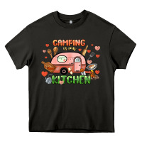 Asphalt camping is my kitchen Heavy Core Tee - NancyCooperArtShop