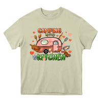 Mossy camping is my kitchen Heavy Core Tee - NancyCooperArtShop