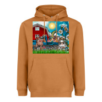 Meerkat happy easter Heavyweight Hoodie - CowhideDigitalArt