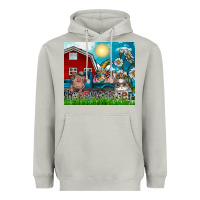Moon Dust happy easter Heavyweight Hoodie - CowhideDigitalArt
