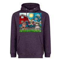 Plum happy easter Heavyweight Hoodie - CowhideDigitalArt