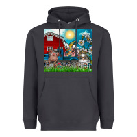Smoke happy easter Heavyweight Hoodie - CowhideDigitalArt
