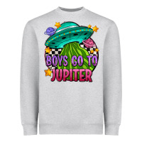 Heather Grey boys go to jupiter olıvıa Heavyweight Sweatshirt - OliviaCreatesArt