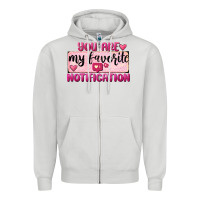 Dove Grey You Are My Favorite Notification Zipper Hoodie - FaDigitalArtStudio