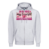 Heather Grey You Are My Favorite Notification Zipper Hoodie - FaDigitalArtStudio