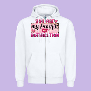You Are My Favorite Notification Zipper Hoodie Designed By Fadigitalartstudio