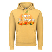 Vintage Mustard Happy Thanksgiving Vintage Hoodie - Bettercallsaul