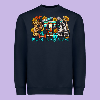 Physical Therapy Assistant Olivia Heavyweight Sweatshirt Designed By Oliviacreatesart