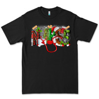 Black nurse christmas Premium Tee - MaliasSmallBusiness