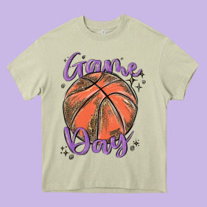 Game Day Heavy Core Tee Designed By Maliassmallbusiness
