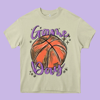Game Day Heavy Core Tee Designed By Maliassmallbusiness