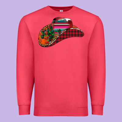 Christmas Cowboy Premium Sweatshirt Designed By Cowhidedigitalart