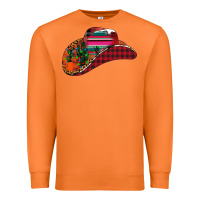 Carrot Christmas Cowboy Premium Sweatshirt - CowhideDigitalArt