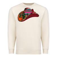 Sandshell Christmas Cowboy Premium Sweatshirt - CowhideDigitalArt