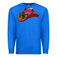 True Royal Christmas Cowboy Premium Sweatshirt - CowhideDigitalArt