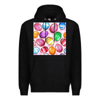 Black Easter Eggs Seamless Pattern Premium Hoodie - BundleAndBundleShop