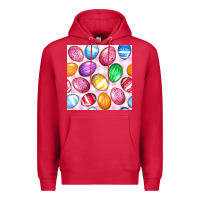 Cardinal Easter Eggs Seamless Pattern Premium Hoodie - BundleAndBundleShop