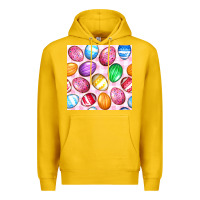 Lemon Easter Eggs Seamless Pattern Premium Hoodie - BundleAndBundleShop