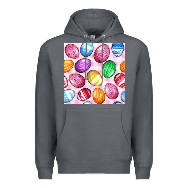 Easter Eggs Seamless Pattern Premium Hoodie by BundleAndBundleShop | Teevron