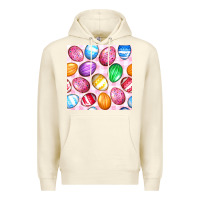 Sandshell Easter Eggs Seamless Pattern Premium Hoodie - BundleAndBundleShop