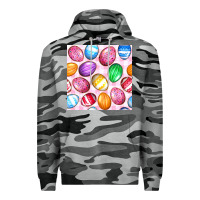 Slate Camo Easter Eggs Seamless Pattern Premium Hoodie - BundleAndBundleShop