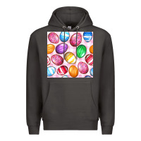Smoke Easter Eggs Seamless Pattern Premium Hoodie - BundleAndBundleShop