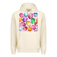 Tofu Easter Eggs Seamless Pattern Premium Hoodie - BundleAndBundleShop