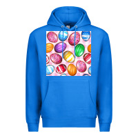 True Royal Easter Eggs Seamless Pattern Premium Hoodie - BundleAndBundleShop