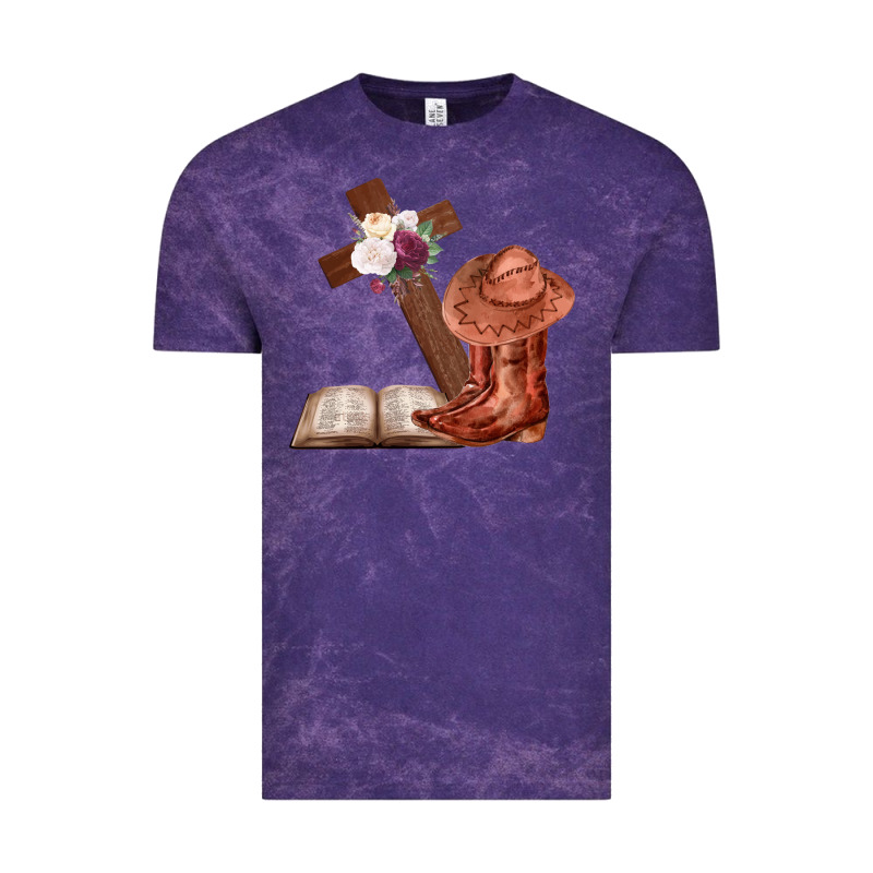 Boots With Bible And Cross Vintage Tee by Bettercallsaul | Teevron