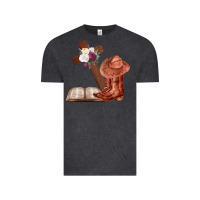 Vintage Black Boots with Bible and cross Vintage Tee - Bettercallsaul