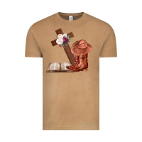 Vintage Camel Boots with Bible and cross Vintage Tee - Bettercallsaul
