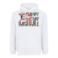 White happy easter day baseball Heavyweight Hoodie - CowhideDigitalArt