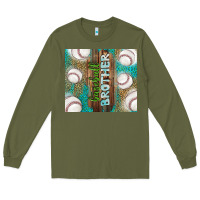 Army Green baseball brother Long Sleeve Tee - TumblerDesignByShophia