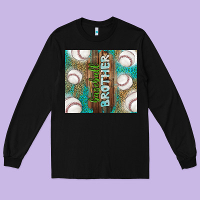 Baseball Brother Long Sleeve Tee Designed By Tumblerdesignbyshophia