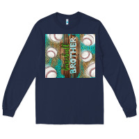 Navy baseball brother Long Sleeve Tee - TumblerDesignByShophia
