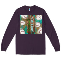 Plum baseball brother Long Sleeve Tee - TumblerDesignByShophia
