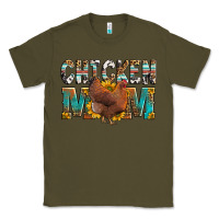 Army Green chicken mom Classic Tee - LillyAllenDesigns