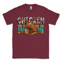 Burgundy chicken mom Classic Tee - LillyAllenDesigns