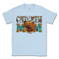 Dusty Blue chicken mom Classic Tee - LillyAllenDesigns