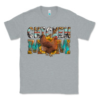 Heather Grey chicken mom Classic Tee - LillyAllenDesigns