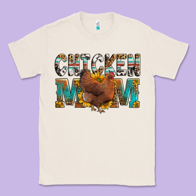 Chicken Mom Classic Tee Designed By Lillyallendesigns
