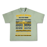 Oil Green TAURUS FACTS Urban Heavy Tee - Bettercallsaul