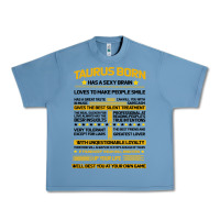 Pebble Blue TAURUS FACTS Urban Heavy Tee - Bettercallsaul