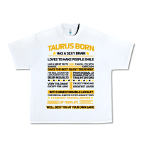 White TAURUS FACTS Urban Heavy Tee - Bettercallsaul