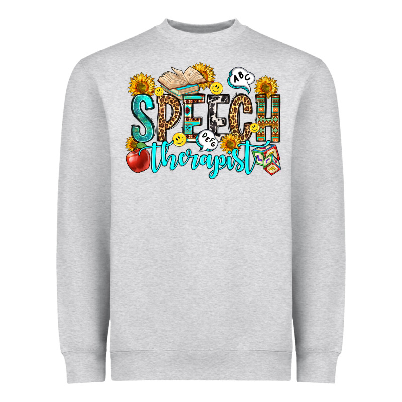 Speech Therapist Heavyweight Sweatshirt by OliviaCreatesArt | Teevron
