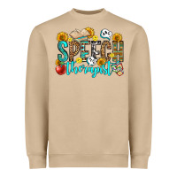 Mushroom speech therapist Heavyweight Sweatshirt - OliviaCreatesArt