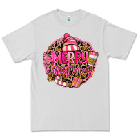 Dove Grey pink merry christmas Premium Tee - MaliasSmallBusiness