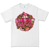 White pink merry christmas Premium Tee - MaliasSmallBusiness